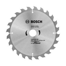 Panza fierastrau circular ECO WOOD 230x30mm g 2.8mm 24 dinti widia 6500rpm pentru lemn brut/lemn multistrat/PAL/OSB BOSCH