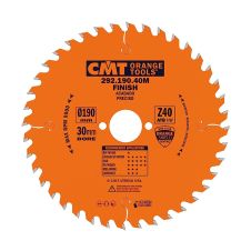 Panza fierastrau circular 190x30mm g 2.6mm 40 dinti widia 9000rpm pentru laminate CMT
