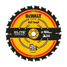 Panza fierastrau circular 184x16mm g 1.6mm 24 dinti widia pentru lemn brut/lemn multistrat/PAL/OSB DEWALT