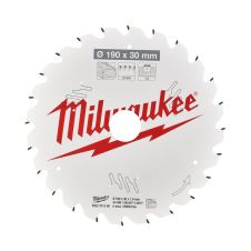 PANZA CIRCULAR 190X30X1.6 Z24 LEMN MILWAUKEE
