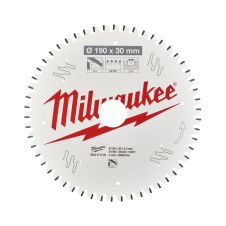 Panza fierastrau circular CSB P ALU 190x30mm g 2.4mm 54 dinti widia pentru profil aluminiu MILWAUKEE