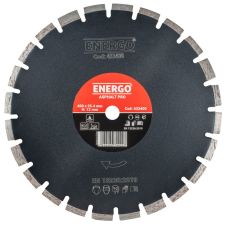 Disc diamantat taiere ASPHALT PRO 400x25.4mm A40 sector standard cu pastile asfalt beton-proaspat ENERGO