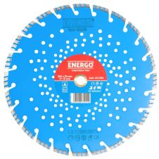 Disc diamantat taiere CONSTRUCT PRO 350x30 mm (25.4 si 20 mm) T20 sector cu pastile-turbo beton-armat pavele boltari mozaic caramida ENERGO