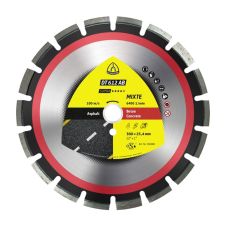 Disc diamantat taiere DT612AB-SUPRA 400x25.4mm sector cu pastile mixt-asfalt/beton caramida sapa KLINGSPOR
