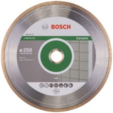 Disc diamantat taiere STANDARD-CERAMIC 250x25.4/30.0mm sector continuu gresie/faianta ceramica BOSCH