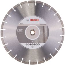 Disc diamantat taiere STANDARD-CONCRETE 350x20.0/25.4mm sector cu pastile beton-armat pavele boltari piatra-dura BOSCH