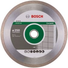 Disc diamantat taiere BEST-CERAMIC 250x25.4/30.0mm sector continuu gresie/faianta-portelan ceramica-dura granit clinker BOSCH