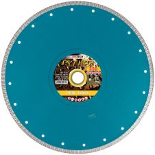 Disc diamantat taiere PYTHON 350x25.4/30.0mm sector continuu-amprentat gresie/faianta-portelan ceramica-dura DIATECH