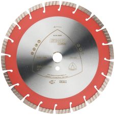 Disc diamantat taiere DT900B-SPECIAL 300x25.4mm sector cu pastile- turbo beton-armat pavele boltari KLINGSPOR