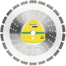 Disc diamantat taiere DT612UT-SUPRA 350x25.4mm sector cu pastile-turbo beton-armat pavele boltari mozaic caramida piatra-dura KLINGSPOR