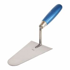 Mistrie MIR160 lama inox L-160mm semirotunda grosime 1.0mm cu maner lemn pentru zidar ENERGO