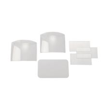 Geam transparent masca protectie sudura 100x120mm plastic pentru exterior TRAFIMET