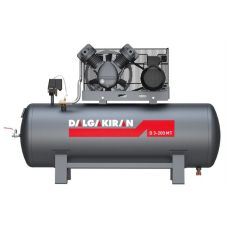 Compresor cu piston D3-200/380 AC debit aer refulat 280L/min P-10bari volum vas 200L 2.2kW 230V DALGAKIRAN