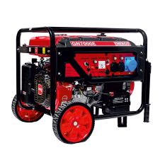 Generator portabil GN7000E cadru deschis Pmax 7.5kW/230V rezervor 25 L benzina cu AVR ATS optional start electric ENERGO