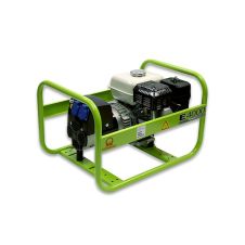 Generator portabil E4000 cadru deschis Pmax 3.1kW/230V rezervor 3.1L benzina Honda GX200 start manual PRAMAC