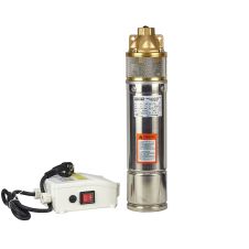 Pompa submersibila apa curata 4SKM100 debit 40L/min Hmax 55mCA cablu L-15m corp D-102mm conexiune DN 1" 0.75kW 230V ENERGO