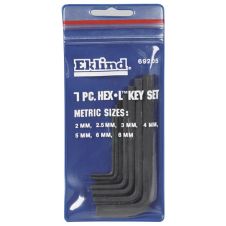 Set chei locas hexagonal SCL-M imbus 2-8mm scurte 7 piese EKLIND