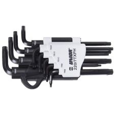 Set chei locas torx 220/7TXPH TR9-TR40 cu gaura scurte 8 piese UNIOR