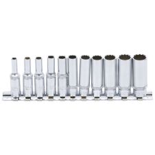 Set chei tubulare SCL-M 12 laturi 4-13mm patrat 1/4" 11 piese BGS ZE