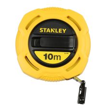 Ruleta banda fibra de sticla galbena L-10m latime 12.7mm cu manivela STANLEY