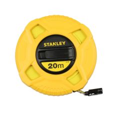Ruleta banda fibra de sticla galbena L-20m latime 12.7mm cu manivela STANLEY
