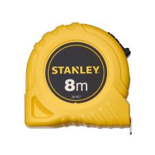Ruleta banda otel galbena L-8m latime 25mm STANLEY