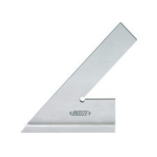 Echer unghi 45 grade 120x80mm cu talpa  fara gradatie din inox pentru mecanica/sudura INSIZE
