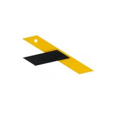 Echer unghi 45 grade 250mm fara gradatie lama otel cu suport aluminiu pentru uz general KOVINE