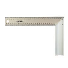 Echer unghi 90 grade 300x200mm gradat lama inox cu suport aluminiu pentru uz general STANLEY