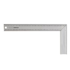 Echer unghi 90 grade 400x200mm gradat lama inox cu suport aluminiu pentru uz general STANLEY