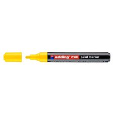 Marker cu vopsea 790 galben varf rotund grosime 2.0/3.0mm EDDING