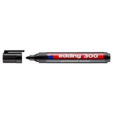 Marker permanent 300 negru varf rotund grosime 1.5/3.0mm EDDING