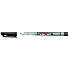 Marker permanent WRITE-4-ALL negru varf rotund grosime 1.0mm STABILO