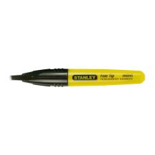 Marker permanent mini FINE TIP negru varf subtire STANLEY