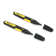 Set markere permanente FATMAX negre varf subtire 2 bucati STANLEY