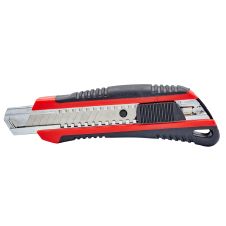 Cutter universal CM1814 lama dreptunghiulara SK4 14 segmente cu latime 18mm autoblocare corp bimaterial suport otel 3 rezerve ENERGO