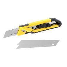 Cutter universal lama dreptunghiulara cu latime 18mm autoblocare corp bimaterial suport otel STANLEY