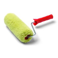 Trafalet poliacril verde L-27cm fir 18mm cu maner pentru vopsea pe baza de apa
