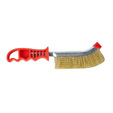 Perie sarma manuala INTENSIV 1 rand L-265mm grosime fir-0.3mm otel alamit despletita maner plastic rosu ENERGO