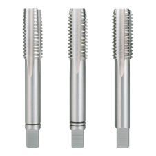 Set tarozi de mana DA-F M6 pas normal-1.00mm filet-dreapta 3 treceri DIN352 HSS-Co5 RUKO ZE