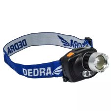 LANTERNA CU LED PENTRU CAP CU BATERIE 260 lm 3XAAA 3W CREE DEDRA