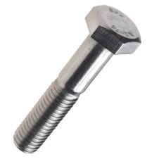 Surub cap hexagonal DIN931-8.8 zincat-alb