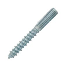 Prezon cu filet lemn/metric PMR M10 L-70mm mijloc rotund otel zincat alb