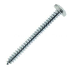 Surub autofiletant tabla/universal STCB cap bombat PH2 D-4.8mm L-13mm DIN7981C otel zincat alb ENERGO