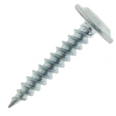 Surub autofiletant tabla/universal STCP cap plat cu saiba PH2 D-4.2mm L-32mm otel zincat alb