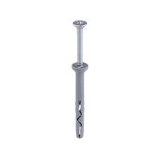 Diblu cui montaj prin lovire SM D-10mm L-80mm polipropilena cu surub cap inecat expandare redusa pentru beton KLIMAS