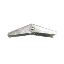Diblu metalic M6 tip arc pentru gips carton zincat alb