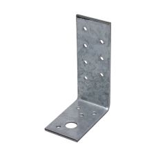 Coltar perforat pentru lemn 120x65mm latime 85mm grosime 3.0mm otel zincat alb