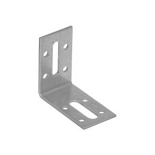 Coltar perforat KRD1 reglabil pentru lemn 50x55mm latime 30mm grosime 2.0mm otel zincat alb ENERGO