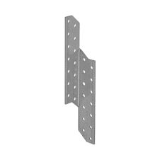 Coltar perforat LK4 imbinare in cruce pentru lemn 210x32mm latime 32mm grosime 2.0mm stanga otel zincat alb ENERGO